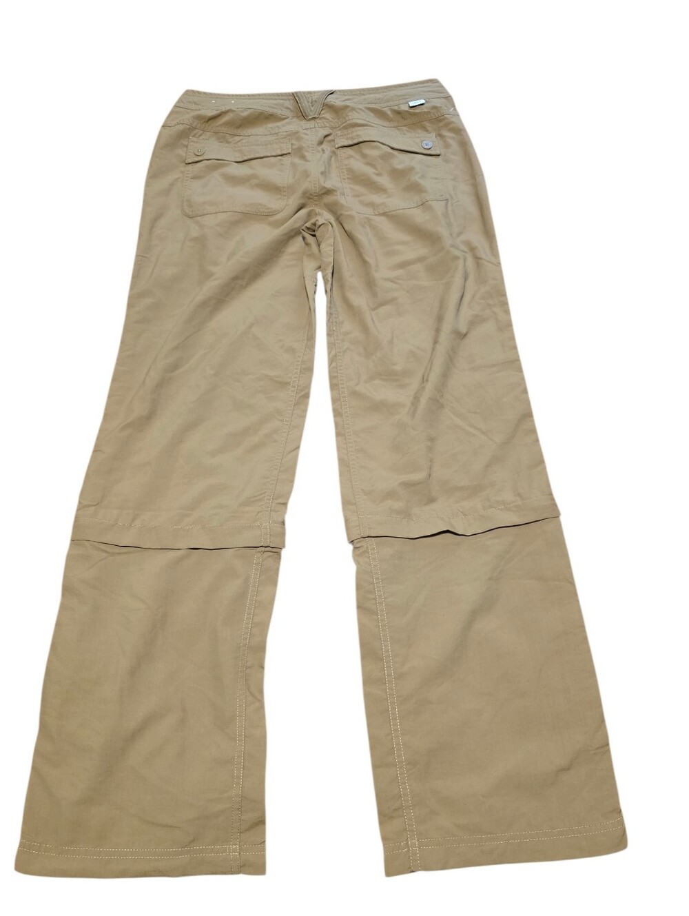 The North Face EUC Horizon Convertible Nylon Hiking Pants Khaki Tan Size 6 - Picture 13 of 15